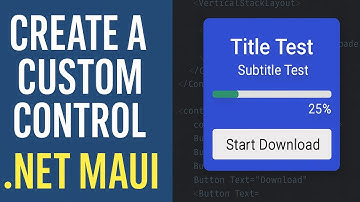 Create Your First Custom Control in .NET MAUI – Step by Step!