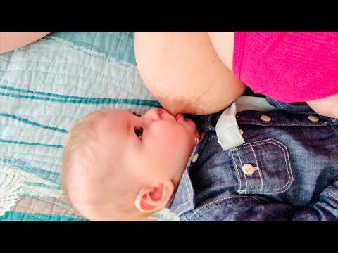 Breastfeeding Baby Jasper Keeps Getting Distracted