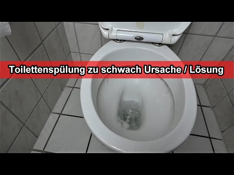 Video: Hat meine Toilette einen geringen Durchfluss?