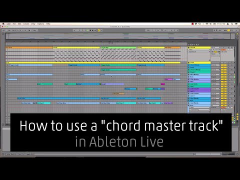 How to use Ableton Live with a "chord master track" and MelodicFlow