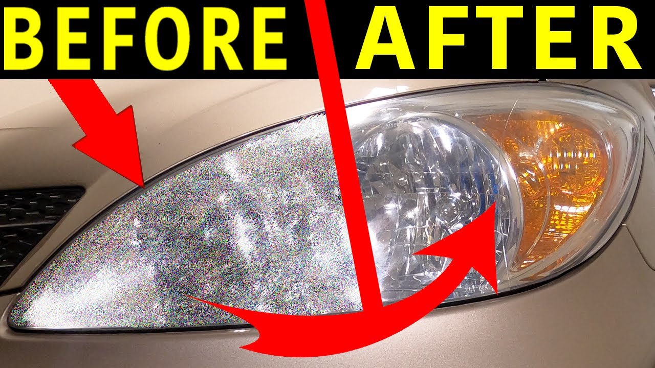 Headlight Restoration : Mothers Plastic Polish 