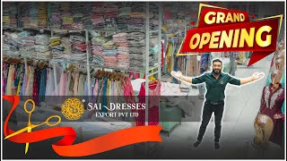 Sai Dresses New Showroom Grand Opening Thank You All of You for Supporting🙏#clothingbrand #showroom