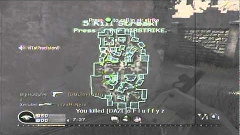CoD4 8 Deagle Streak w/ 4 Man Airstrike |Big Hurcules|