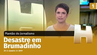 Plantão Globo - Desastre em Brumadinho | 25/01/2019 | 01