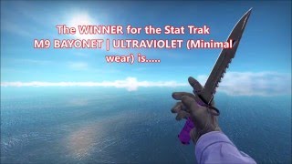 stat trak factory new m9 bayonet ultraviolet sport videos