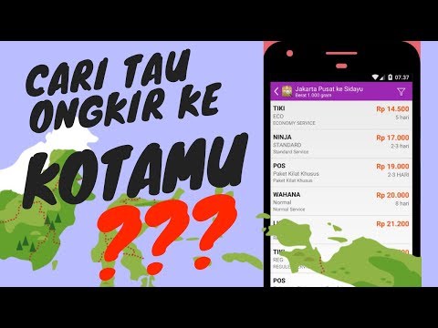 Cara Cek Ongkir - Raja Ongkir Aplikasi Terbaik