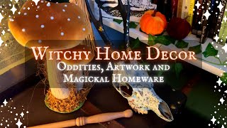 How I Decorate my Witchy Home ║ Oddities, Artwork and Homeware