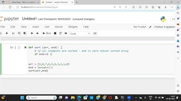 Recursive Bubble Sort