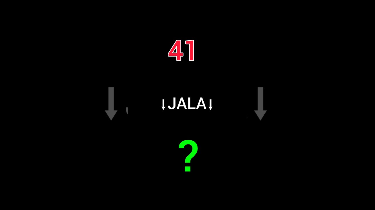 cual número jala el 41