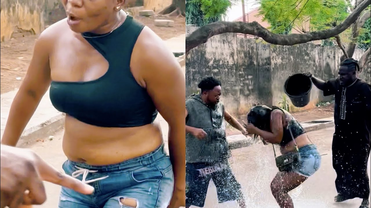 Муж и жена одеваются неприлично, идя в церковь.