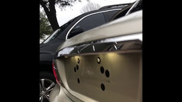 How to install license plate LED on jaguar s type 2000 up to 2008