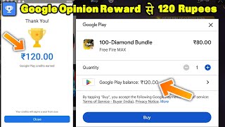 I Got 120 Rupees Redeem Code From Google Opinion Reward | How to get Survey in Google Opinion Reward