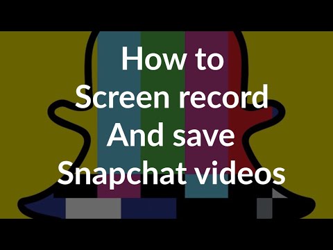 How To Screen Record And Save Peoples Snapchat Stories Snapchat