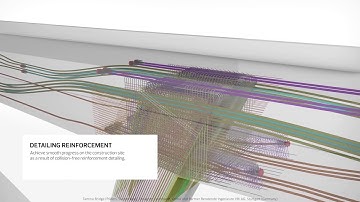 Create 3D reinforcement of bridge structures: Tamina Bridge