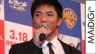 GENERATIONS・数原龍友「夢のよう」　アメコミ海外ドラマで吹き替え初挑戦　DCコミックス「レジェンド・オブ・トゥモロー」日本初上陸記念イベント2