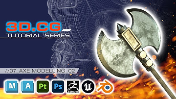 Tutorial 07 - MAYA Modelling, AXE pt 02
