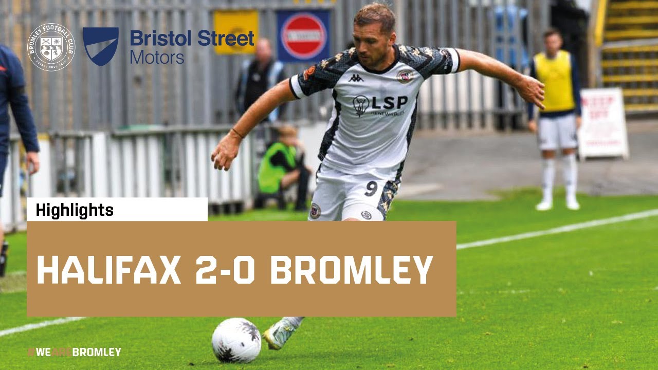Highlights Halifax Town 20 Bromley YouTube