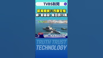 「海鯤號」交艦延宕 顧立雄認「太樂觀」:海軍未能理解現實困難｜TVBS新聞 @TVBSNEWS01