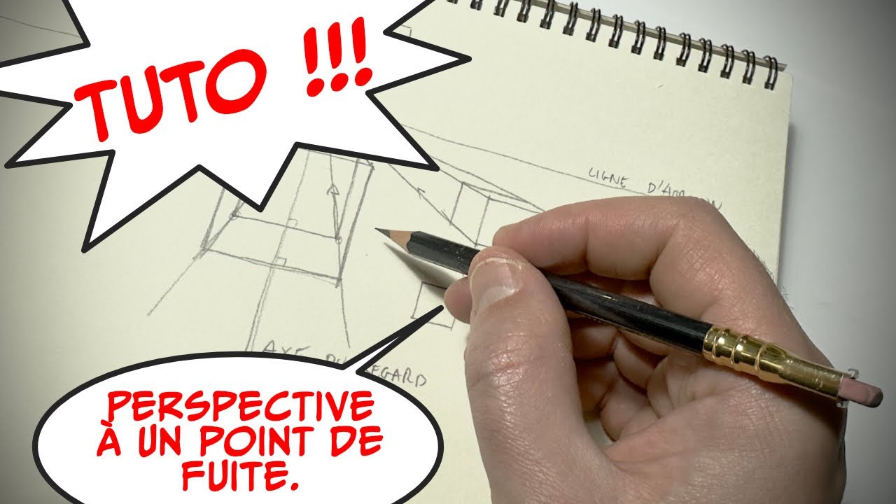 Perspective #3 Dessiner avec un point de fuite - YouTube