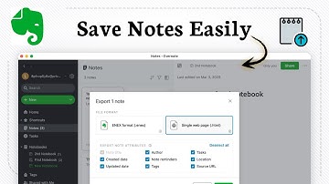 Hoe u uw Evernote-notities exporteert (snel exportproces)