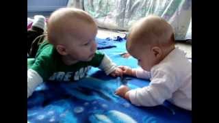 Tummy time  my twins are 5 months old