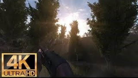 Stalker Anomaly RC18 4K | Max settings | BaS weapon addon | all 4k upscaled textures gameplay #2