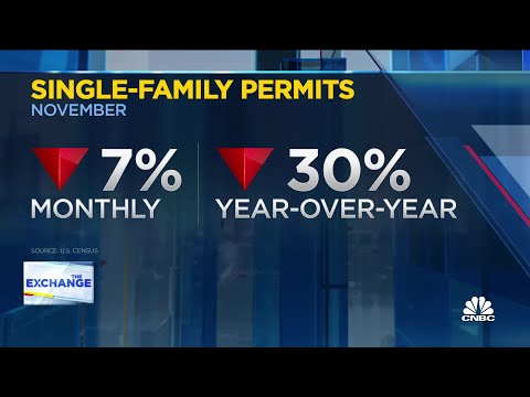 Building permits down due to high construction costs and interest rates