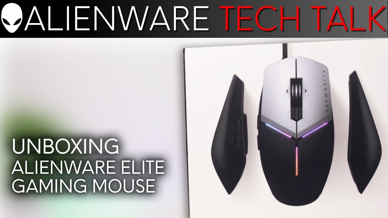 Alienware Elite Gaming Mouse Unboxing Breakdown Youtube