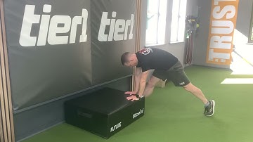 Hands Elevated Spider-Man to Hamstring Stretch