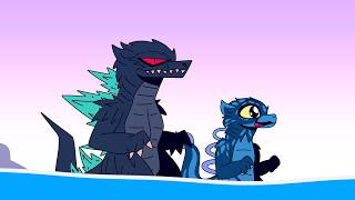 Godzilla and son.