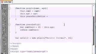 Beginner JavaScript Tutorial -- 27 -- Adding Methods to Our Objects