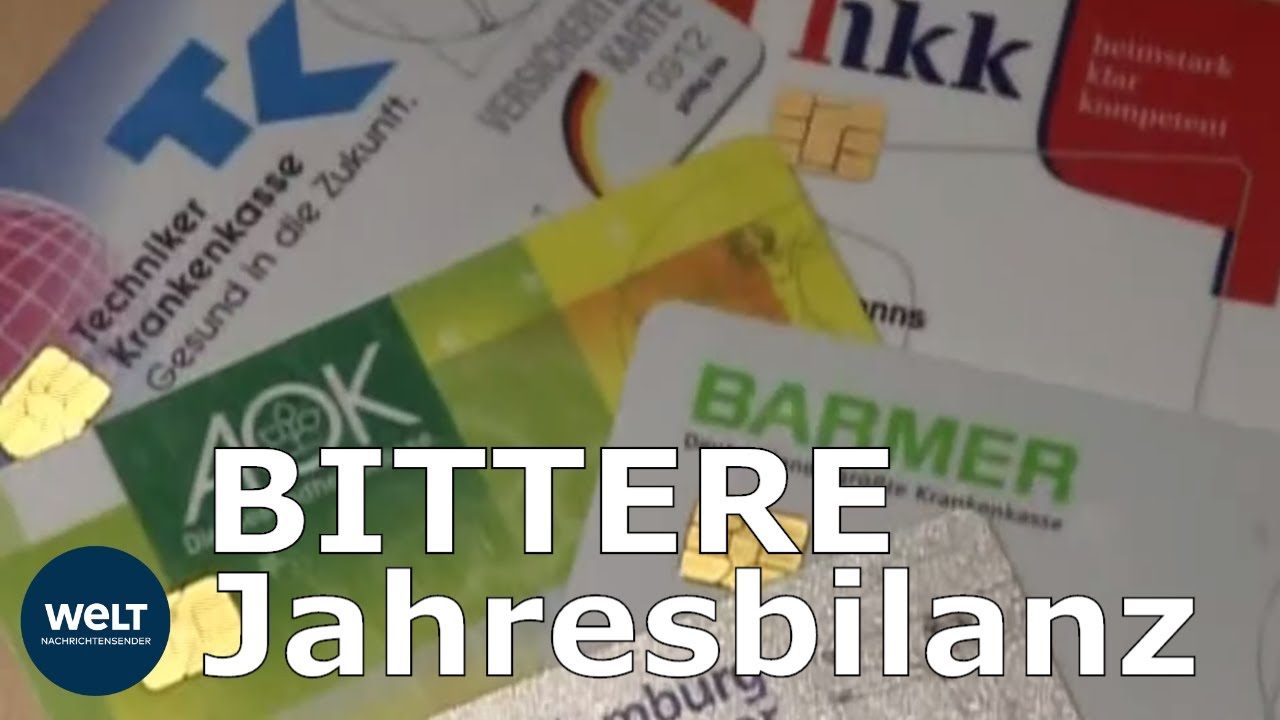 Trotz Rekordeinnahmen Gesetzliche Krankenkassen Landen In Minus Youtube