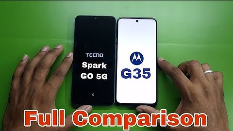Tecno Spark Go 5G vs Moto G35 5G Full Comparison