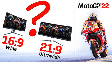 MotoGP 22 - 21:9 vs 16:9 - Ultrawide vs. Widescreen  Comparison