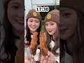 どっちがどっち?!@kurione.channel #双子コーデ#食べ歩き