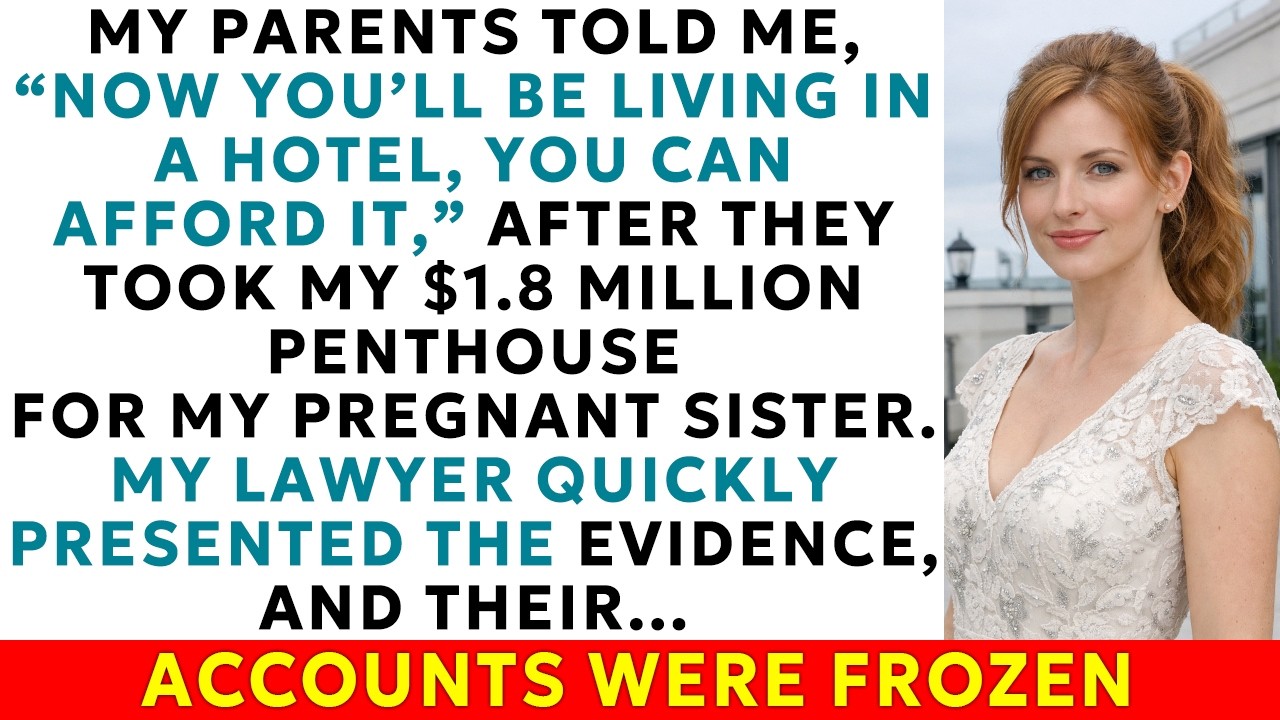 My Parents Took My $1.8 Million Penthouse For My Pregnant Sister. My Lawyer Immediately…