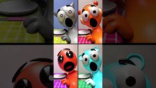 SPRUNKI & GD vs PIZZA TOWER SCREAM!🍕😱 (The Ultimate Loud Meme) #funny #memes #animation#geometrydash
