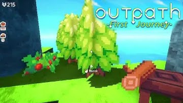 Its a 3D Forager with chill music | Outpath: First journey (Demo)
