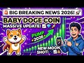 Baby Doge Coin Price Prediction 2026 | Best Meme Coin to buy Now !! | Baby Doge