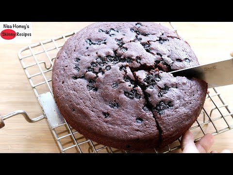 how-to-make-eggless-cake-without-oven-|-chocolate-cake-recipe-in-pressure-cooker-|-skinny-recipes