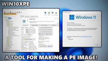 Building my own Windows PE using Win10XPE!