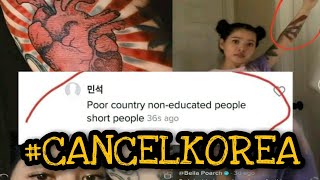 #CANCELKOREA TRENDING ON TWITTER | BELLA POARCH TATTOO ISSUE