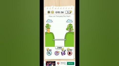 Level 238 How can Tom jump this time? #braintest #jump 😾😾