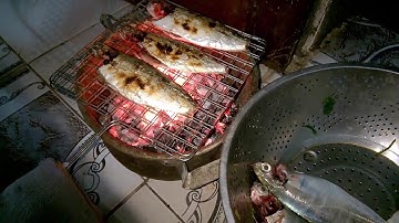 MÓN ĂN MIỀN BIỂN: CÁ BIỂN TƯƠI NƯỚNG THAN CỦI CỬA LÒ