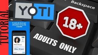 COMPLETE TUTORIAL - How to verify your age to access adult sites! AGCOM | YOTI App screenshot 3