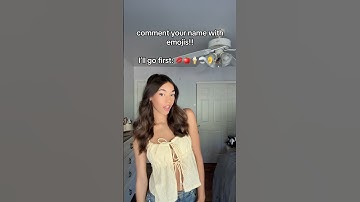 comment your name!! 💛 #relatable #fypyoutube #fypシ゚viral #name #emojis #interactive #comment #fyp