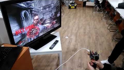 아두이노 레오나르도를 이용한 마우스 (총 게임)