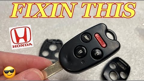 HOW TO FIX A BROKEN HONDA KEY - Best Honda Key Shell Replacement for Broken Honda Key Fob. Easy Fix!
