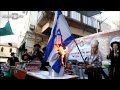 Neturei karta burn israeli flag on lag bomer