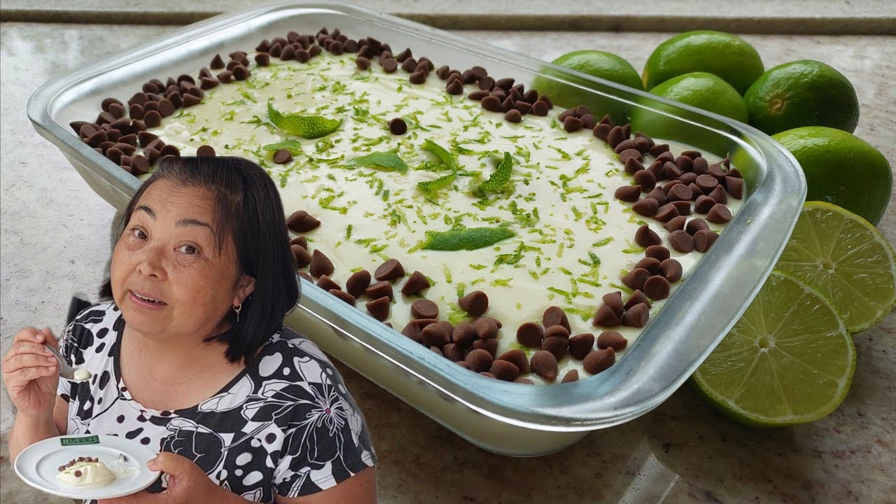 MOUSSE DE LIMÃO A SOBREMESA MAIS FÁCIL DO MUNDO QUE TODOS SABEM FAZER